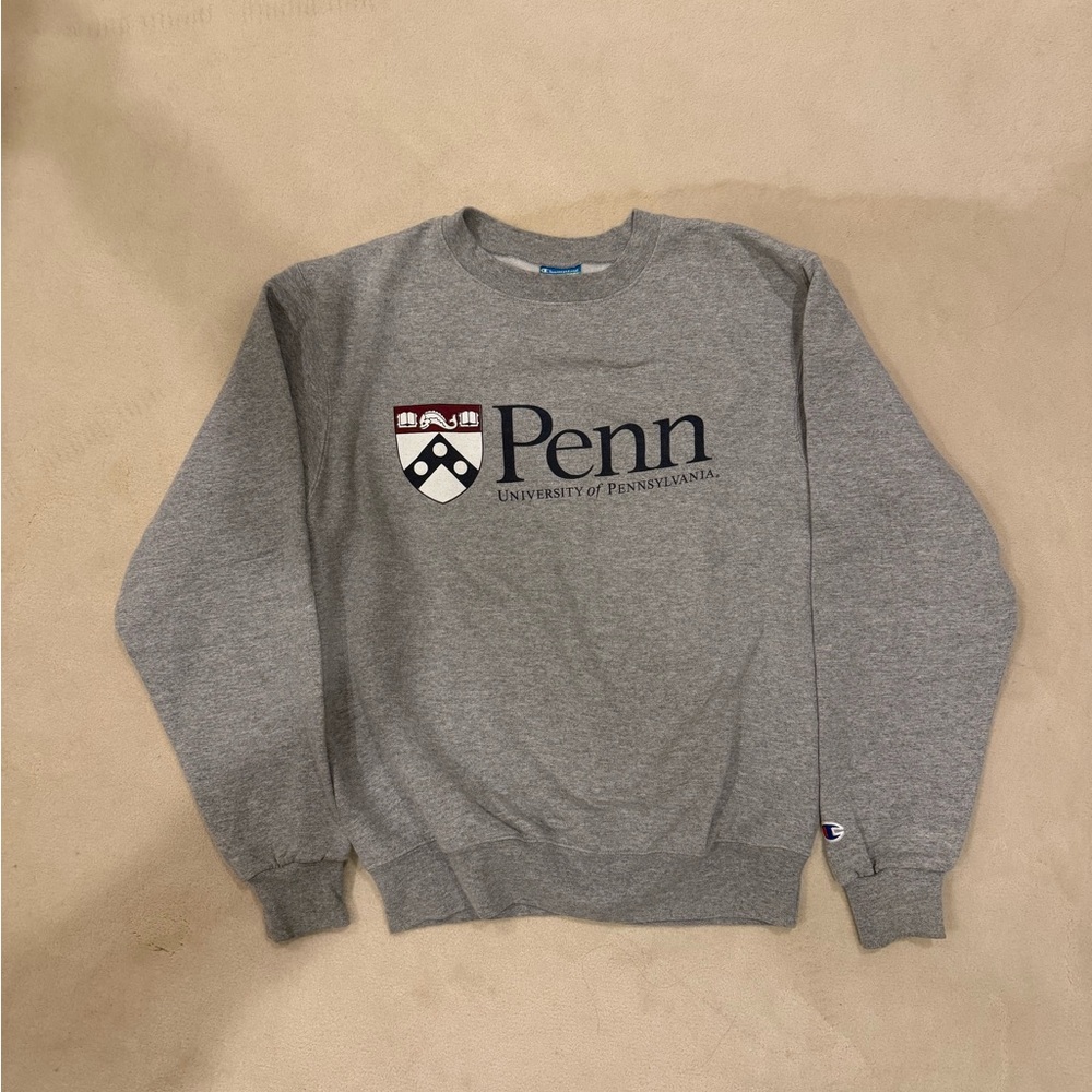 UPenn Penn University of Pennsylvania Gray Champion Crewneck Women’s Small